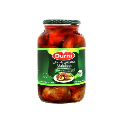 مكدوس Durra, Fylld Inlagd aubergine (Makdous), 1300g