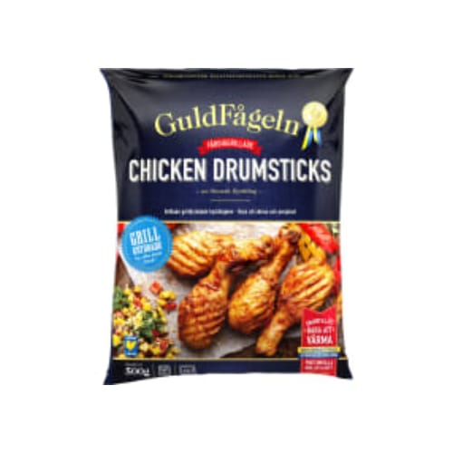 Chicken Drumsticks Grillade Frysta Guldfågeln 500g