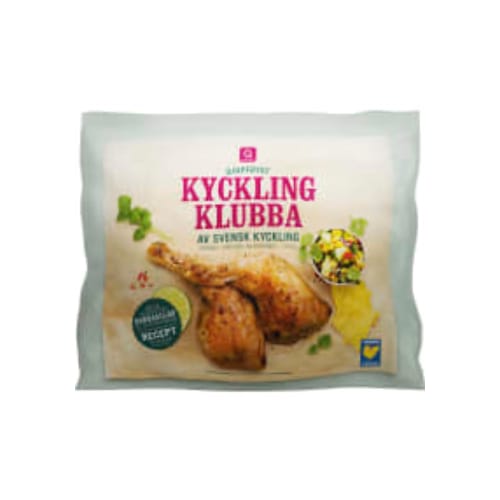 Kyckling Klubba Fryst Garant 1kg