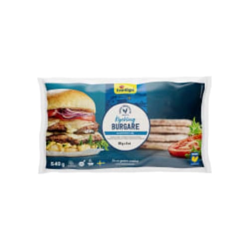 Kyckling Burgare Kronfågel 540g