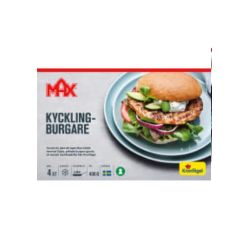 Delifresh Kycklingburgare Frysta Kronfågel 400g