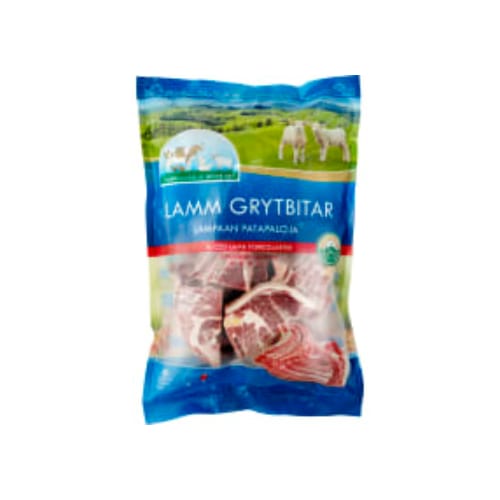 Lammgrytbitar Fryst Irland Qibbla Halal ca: 2.2kg