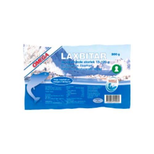 Laxbitar Fryst Omega 300g