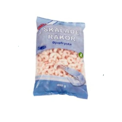 Räkor Skalade Frysta Omega 400g