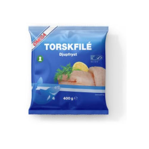 Torskfilé Omega 400g