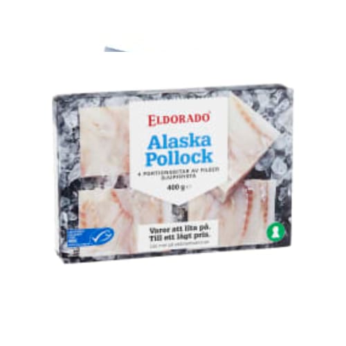 Alaska Pollock Fryst/4-pack Eldorado 400g