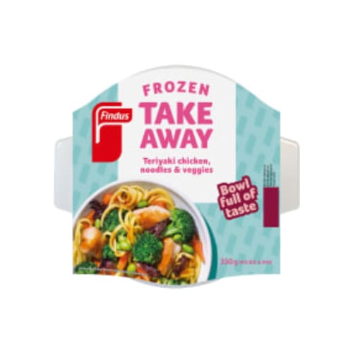 Kyckling Teriyaki/nudlar/grön Findus 350g