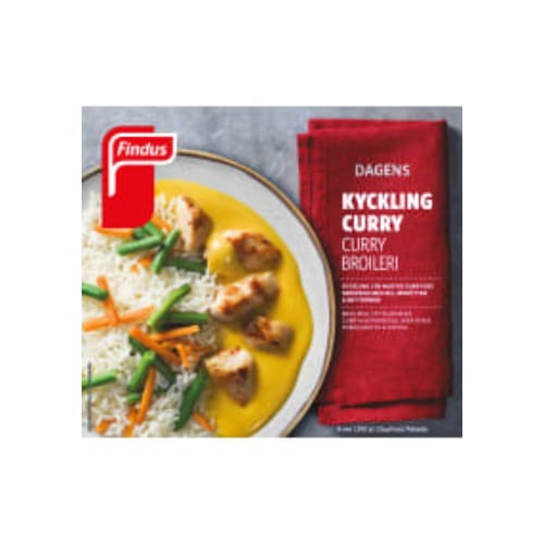 Kyckling Curry Fryst/1 Port Findus 390g