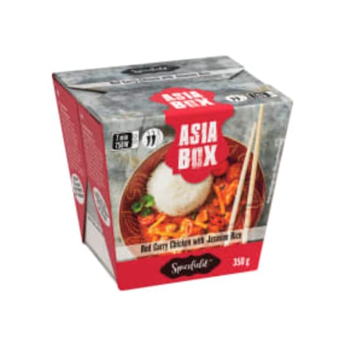 Red Curry Chicken Jasmin Rice Fryst/1 Port Spicefield 350g