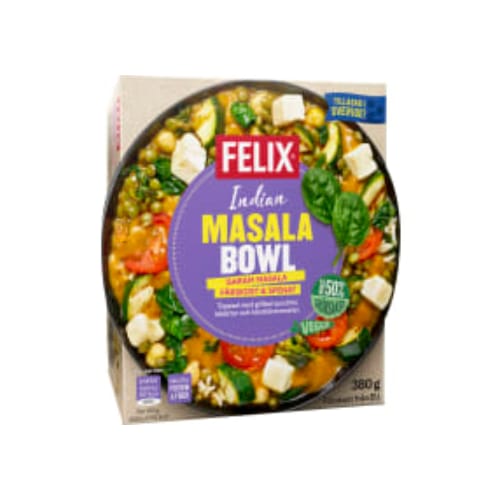 Palak Bowl Indisk Fryst/1 Port Felix 380g