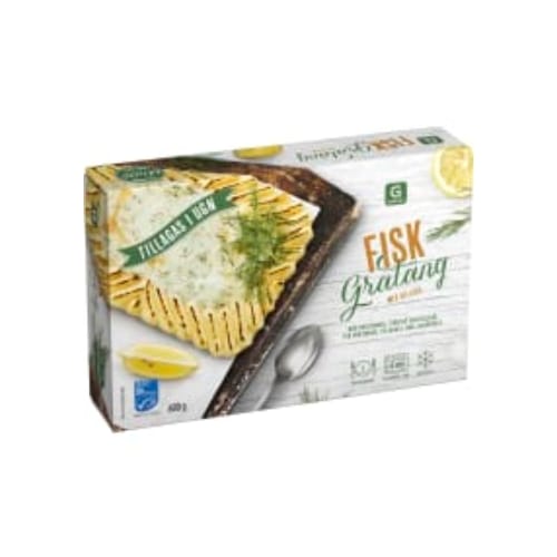 Fiskgratäng Dillsås Fryst Garant 600g