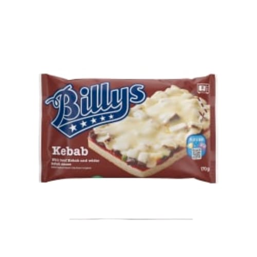 Kebab Pan Pizza Fryst Billys 170g