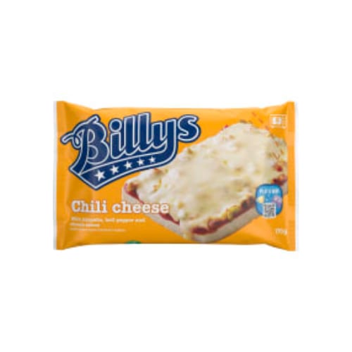 Chili Cheese Pan Pizza Fryst Billys 170g