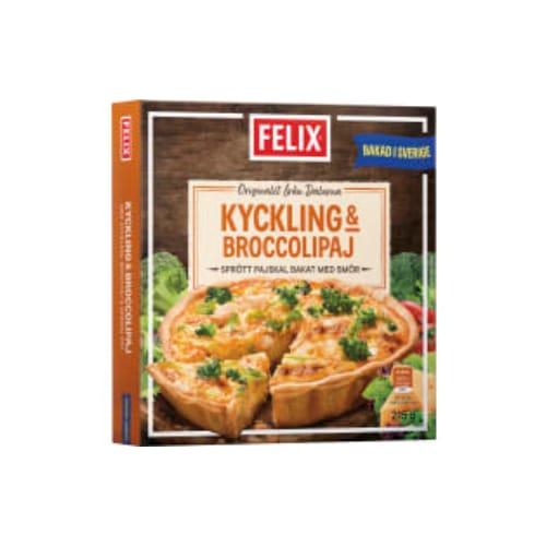 Kycklingpaj med Broccoli Fryst/1 Port Felix 215g