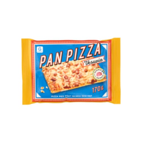 Pan Pizza Vesuvio Fryst Garant 170g