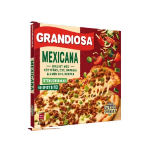 Mexicana X-tra Allt Pizza Fryst Grandiosa 350g