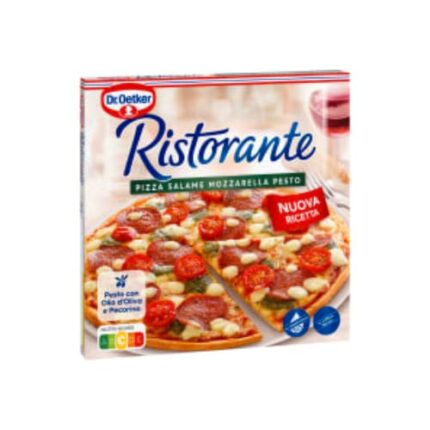 Pizza Salame Mozzarella Pesto Fryst Dr Oetker 360g