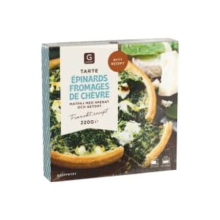 Epinards Spenat & Getost Paj Fryst/1 Port Garant 220g