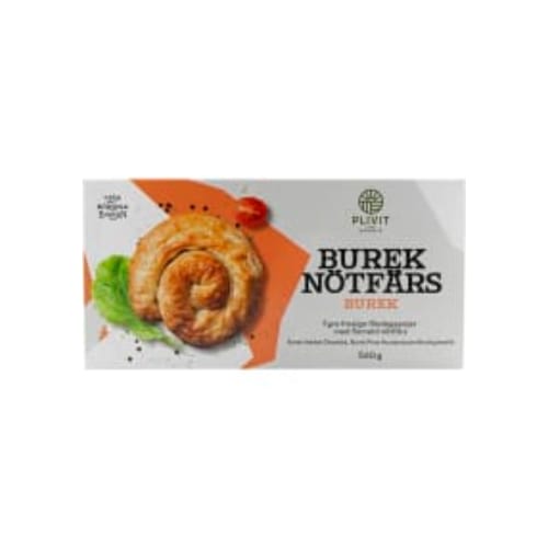 Burek Nötfärs Fryst Plivit 560g