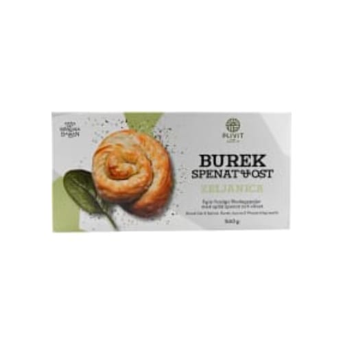 Burek Spenat & Ost Fryst Plivit 560g
