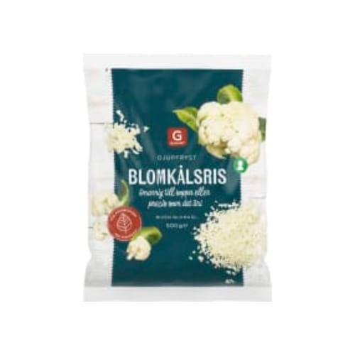 Blomkålsris Riven Fryst Garant 500g