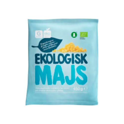 Majskorn Ekologisk Frysta Garant Eko 450g