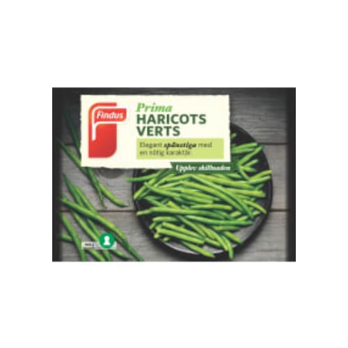 Haricots Verts Prima Frysta Findus 500g