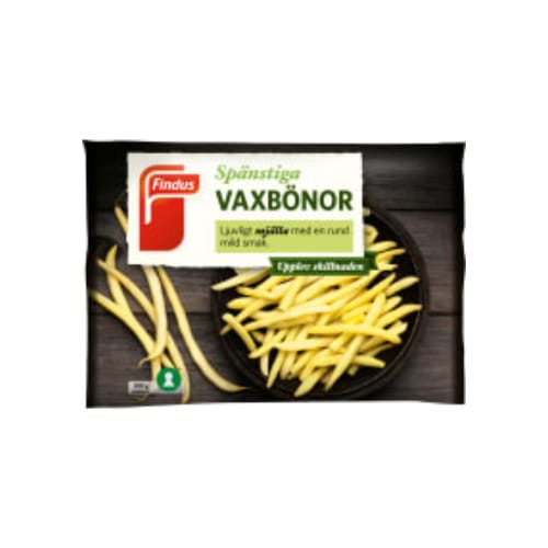 Vaxbönor Spänstiga Frysta Findus 500g