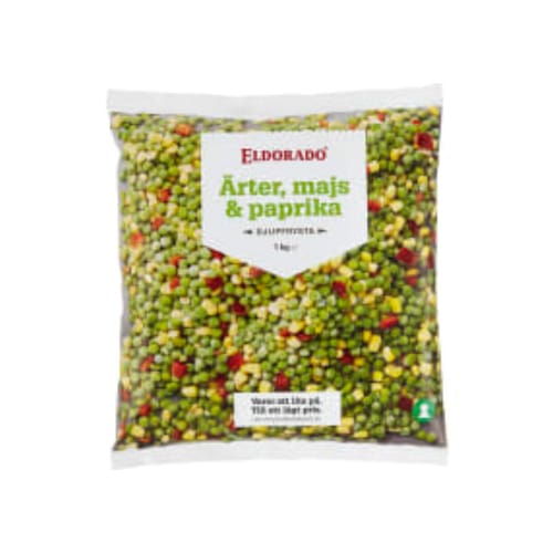 Ärter Majs Paprika Fryst Eldorado 1kg
