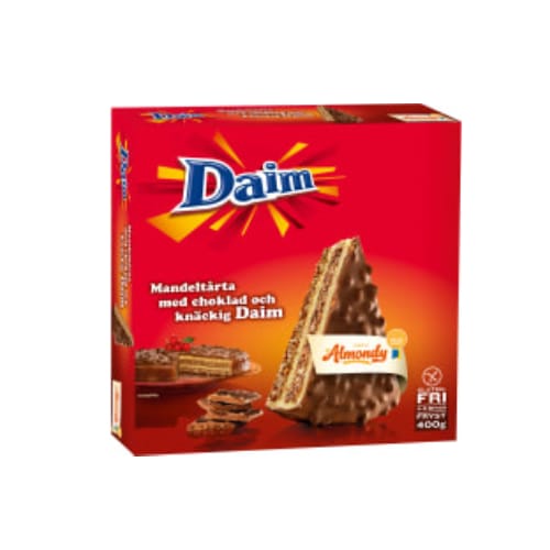 Mandeltårta Daim Glutenfri Fryst Almondy 400g