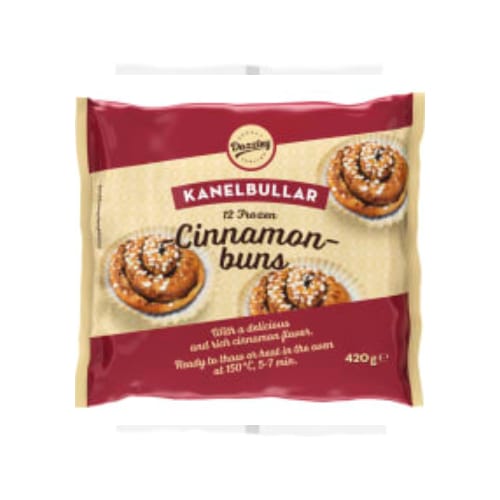 Kanelbullar Fryst/12-pack Dazzley 420g