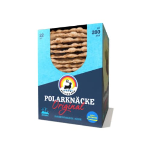 Polarknäcke Original Runda 22-pack Polarbröd 280g