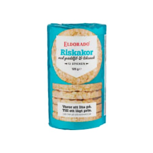 Riskakor Gräddfil & Lök Eldorado 125g