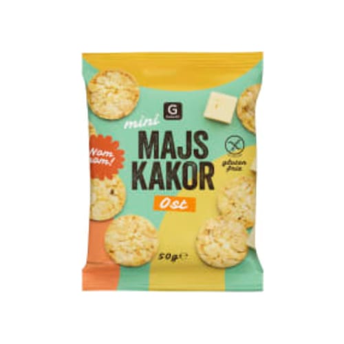 Majskakor Ost Mini Garant 50g