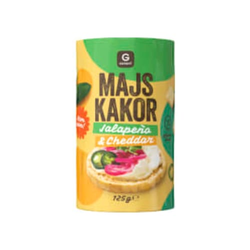 Majskakor Jalapeno Cheddar Garant 125g