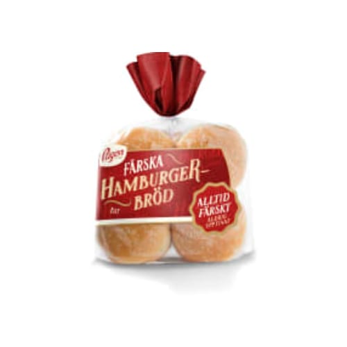 Hamburgerbröd Ljusa 8-pack Pågen 416g