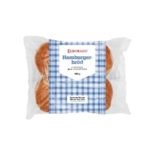 Hamburgerbröd 8-pack Eldorado 456g