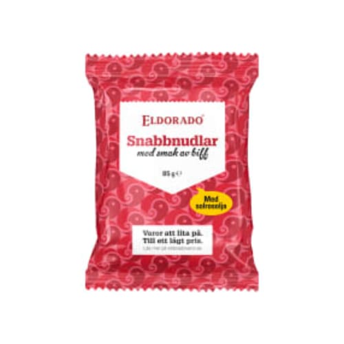 Snabbnudlar Biff Eldorado 85g