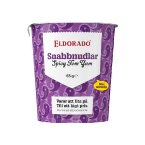 Snabbnudlar Spicy Tom Yum Eldorado 65g
