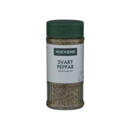 بهارات Svartpeppar Grovmalen Burk Kockens 105g