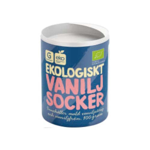 سكر Vaniljsocker Ekologiskt Garant Eko 100g