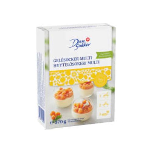 سكر Gelésocker Multi Dessertsocker Dansukker 370g