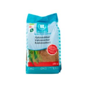 سكر Kokossocker Ekologiskt Urtekram 280g