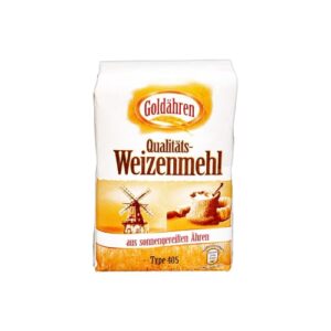 طحين Vetemjöl Goldahren 1kg TEXT