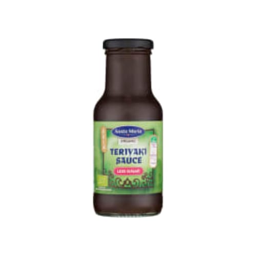 Teriyaki Sauce Less Sugar Organic Santa Maria 250ml
