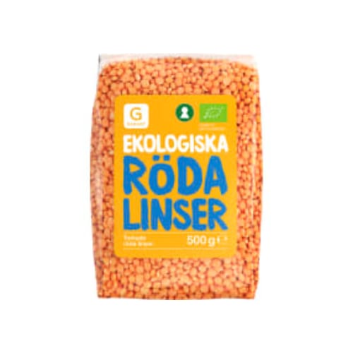 Röda Linser Garant Eko 500g