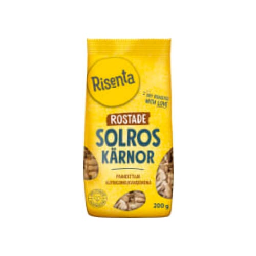 Solroskärnor Rostade Risenta 200g