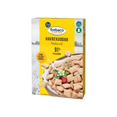 Svenska Havrekuddar Naturell Frebaco Kvarn 350g