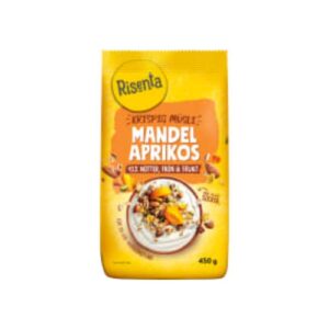 Mandel Aprikos Krispig Müsli Risenta 450g