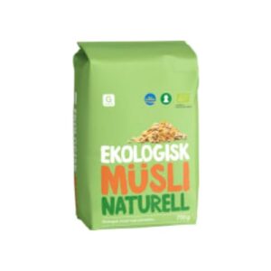 Müsli Naturell Ekologisk Garant Eko 750g